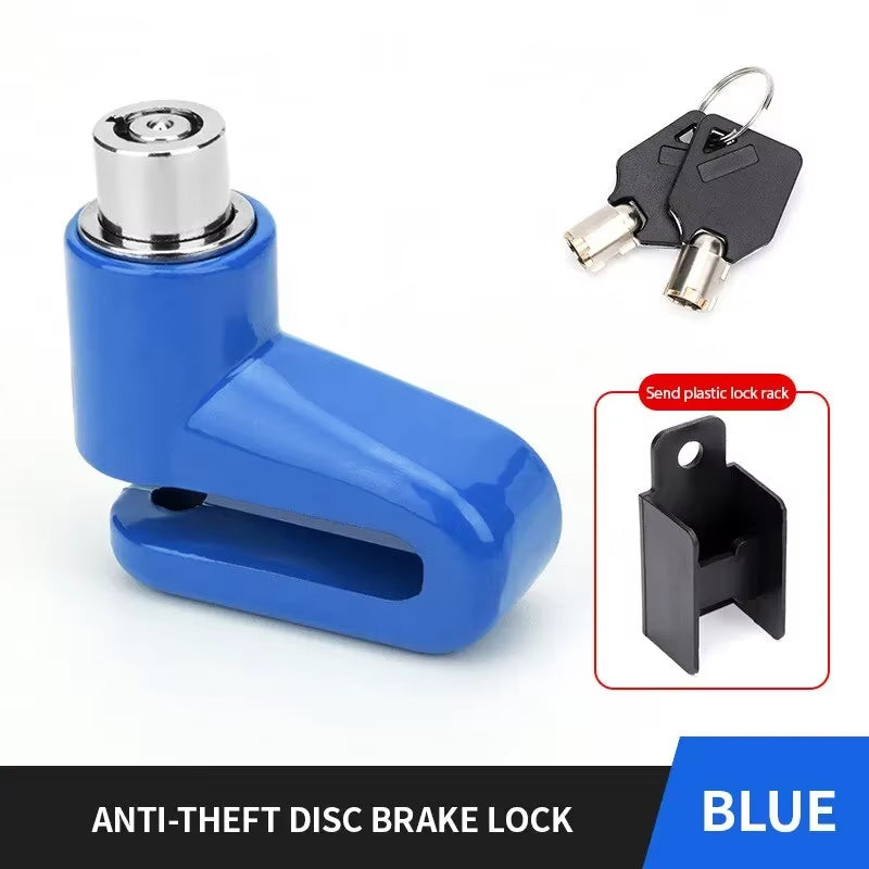 Motorcycle Bike anti Theft Wheel Disc Brake Lock Safety Disc Wheel Lock Mountain Road Bike Padlock with Keys