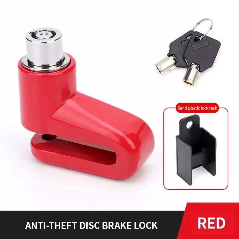 Motorcycle Bike anti Theft Wheel Disc Brake Lock Safety Disc Wheel Lock Mountain Road Bike Padlock with Keys